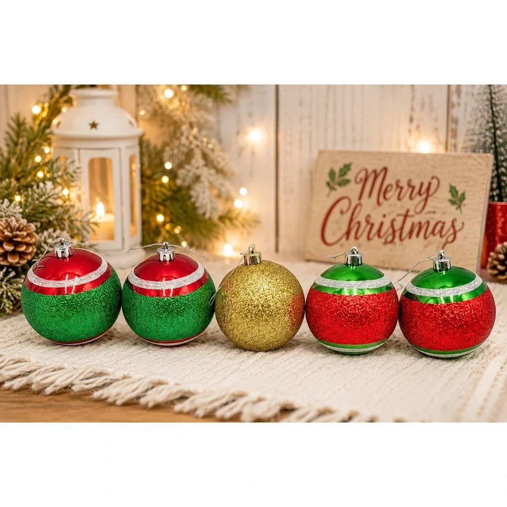 Vintage Mouth Blown Blown Glass Germany 5 Christmas Ornaments